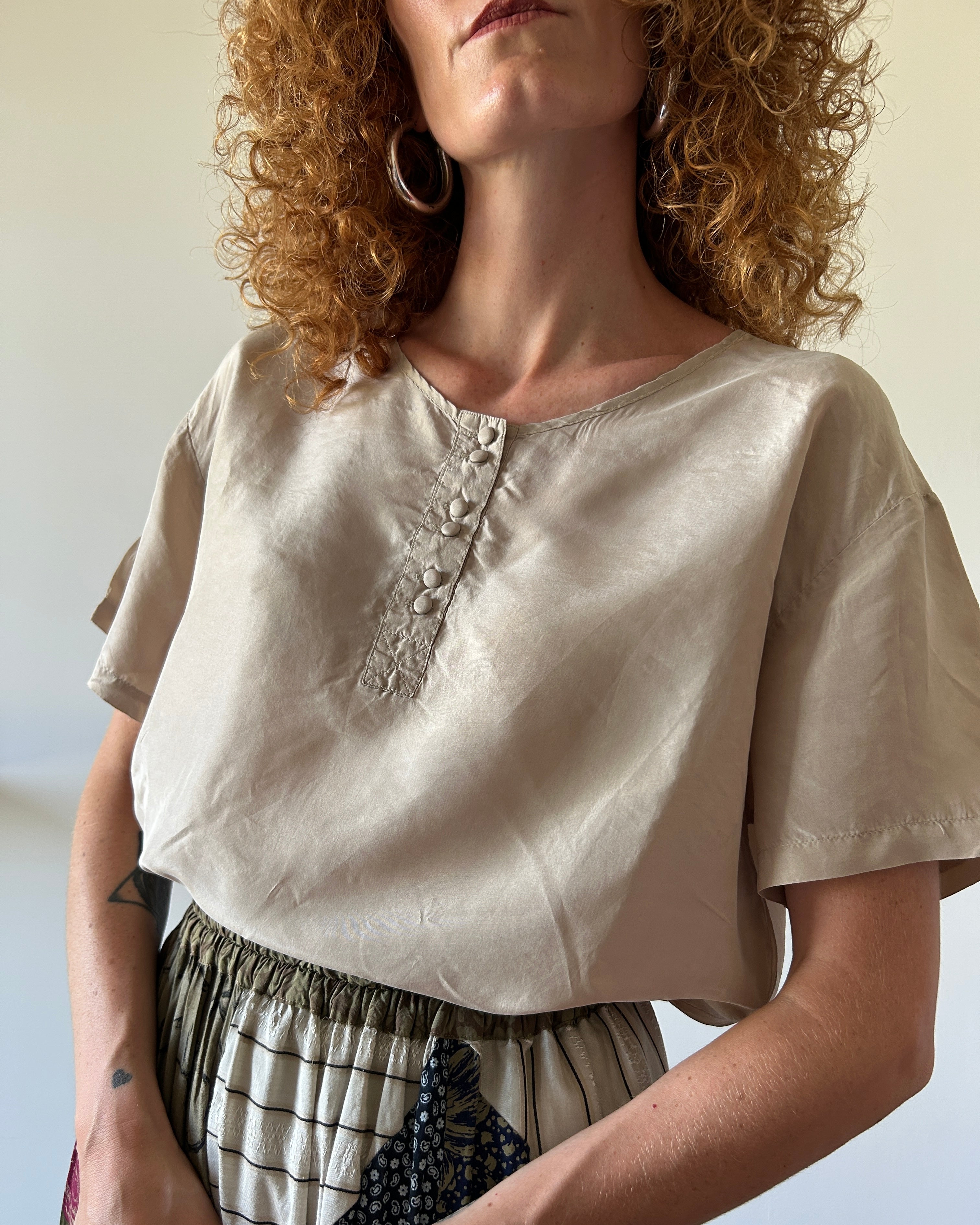 Blusa seta